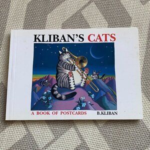 Vintage Kliban's Cats: A Book of Postcards EUC